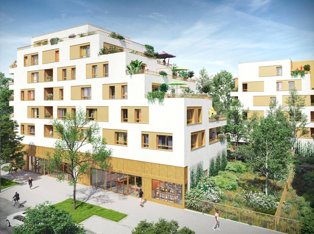 Un programme immobilier neuf à Bondy que le groupe Pichet a réalisé en copromotion.