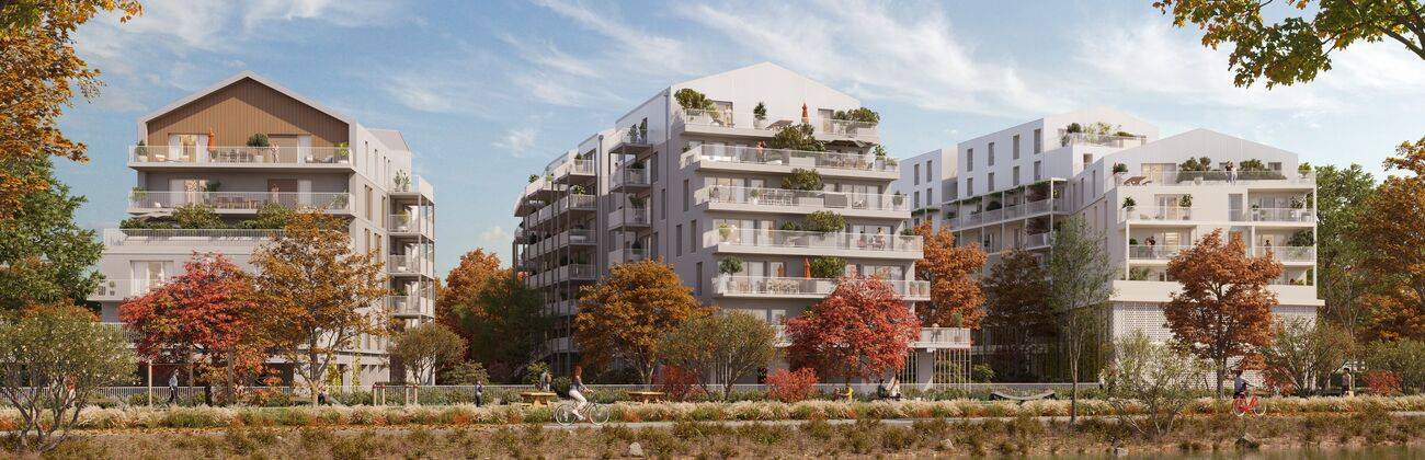 Auréa, un programme immobilier neuf réalisé à Chambéry en co-promotion.