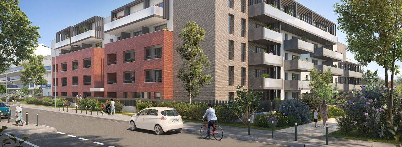 Programme immobilier neuf réalisé à Toulouse, en co-promotion.